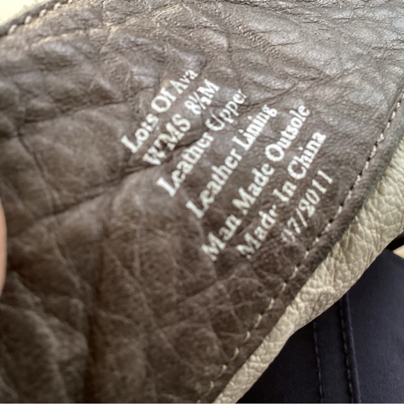 Michael Kors Lots of Ava knee high strap & Buckle boots size 9 Grey LEATHER - Picture 4 of 6